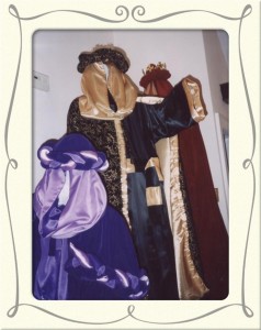 Some of the Nativity's elaborate costumes