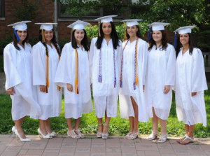 Some of Verona's graduates from Mount Saint Dominic Academy