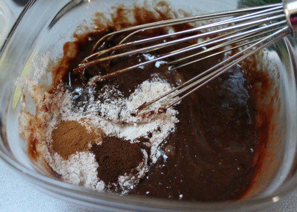 Chocolate Cake-Mixing