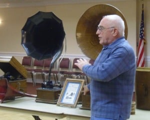 Al DeOld is a collector of Edison cylinder phonographs.