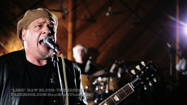 Blues musician Bob Lanza, featured in the Web TV series "Raw Blues".