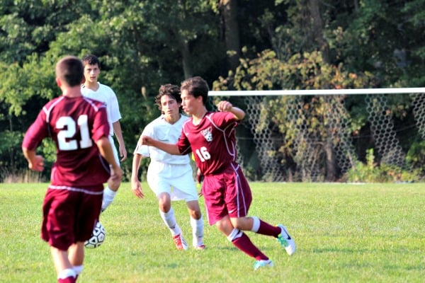 Many of Verona's sophomores and freshmen saw action in the second half.
