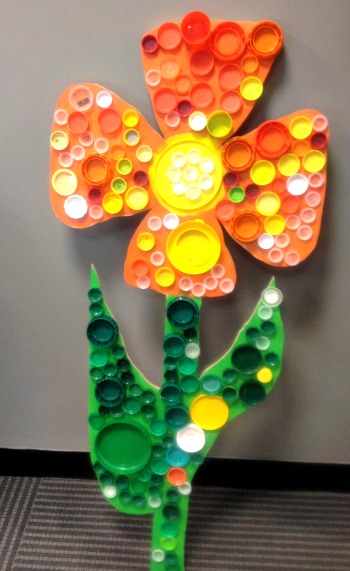 Art from recycled materials!