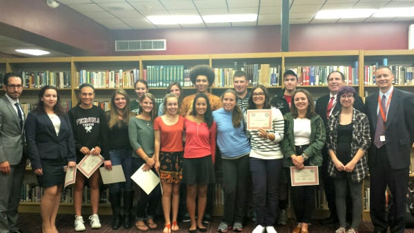 This year's seniors were on hand for the AP Scholars ceremony, but they were only one part of the 65 students honored.