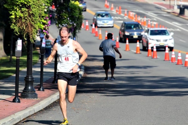 Ben Clarke of Morristown beat his 2013 time to win the race.