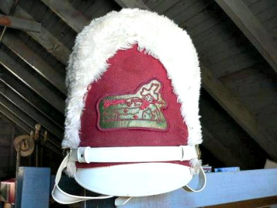 Yes, this is an actual Marching Maroon & White hat from the 1980s. Pretty amazing, huh?