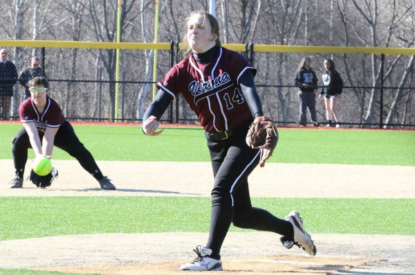 Paige Ferrell allowed one earned run on seven hits, and struck out nine batters.