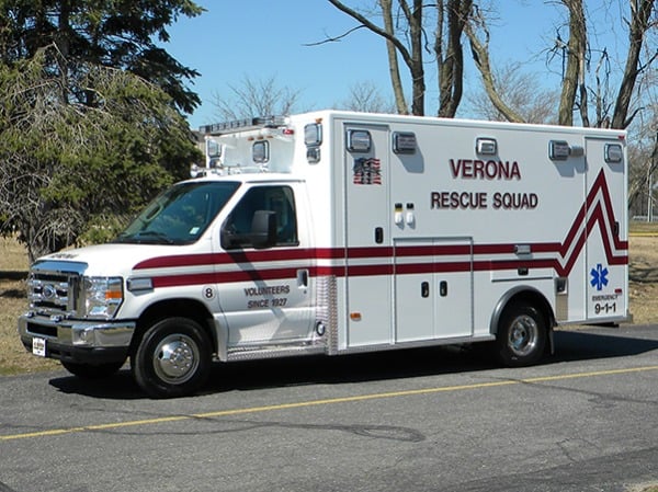 The Verona Rescue Squad's new truck, Rescue 8.