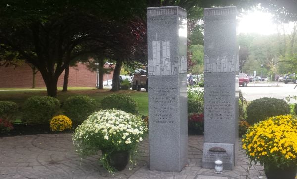 Verona's 9/11 monument includes a piece of steel from the World Trade Center towers.