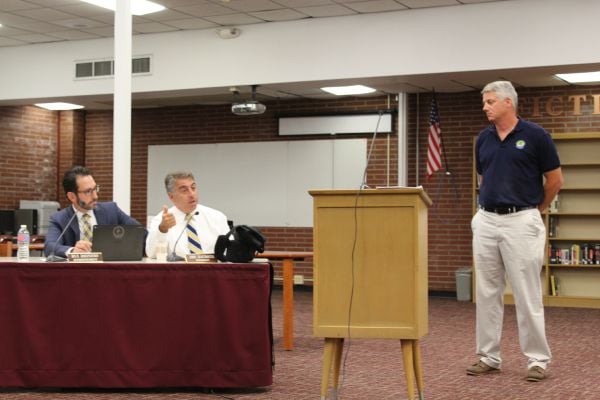 Nick Klose, VFEE grants coordinator, explained the reasons for the grant at Tuesday's Board of Education meeting.