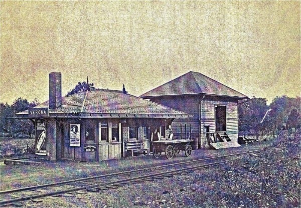 Verona's former Erie Railroad station.