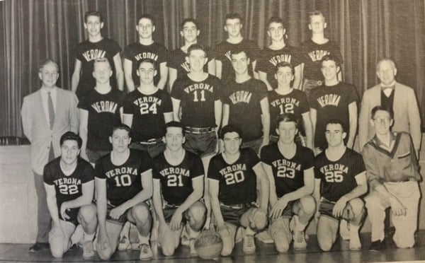 1957 Verona High School Basketball Team