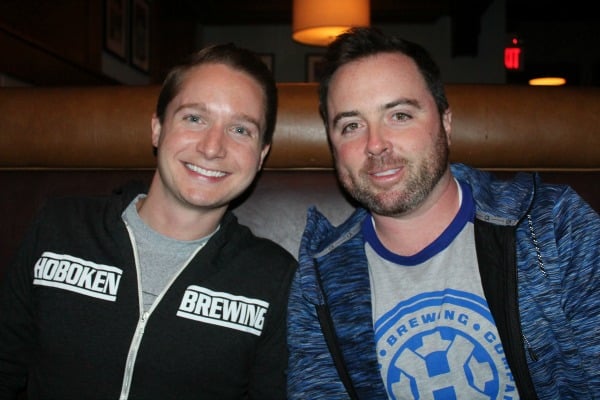 Andrew Zebrowski and Brendan Drury, the co-founders of Hoboken Brewing.