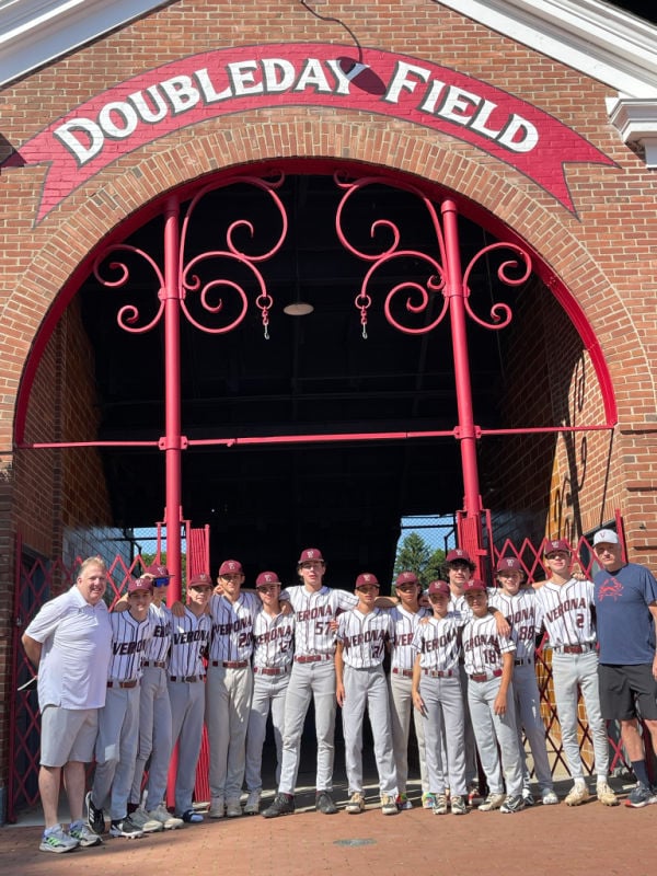 VBSL 14U team at Doubleday Field in Cooperstown, NY